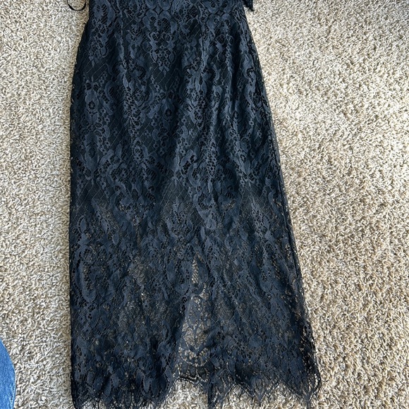 Lulu dress size small , black lace , halter top - Picture 5 of 5